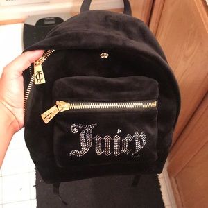 Juicy couture velvet backpack